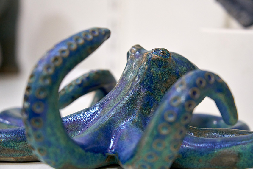 Sculptures de poulpe